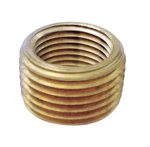 Homeplus+ Brass Pipe Face Bushing 1/2 in. MPT x 3/8 in. FPT Homeplus+ Brass Pipe Face Bushing 1/2 in. MPT x 3/8 in. FPT