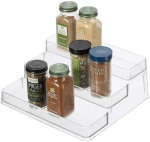 Oggi 3 Tier Spice Organizer Clear Shelves Oggi 3 Tier Spice Organizer Clear Shelves