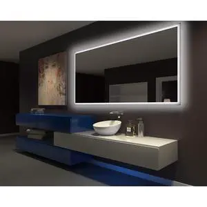 Paris Mirror Rectangle Backlit Mirror 84x40 in Paris Mirror Rectangle Backlit Mirror 84x40 in