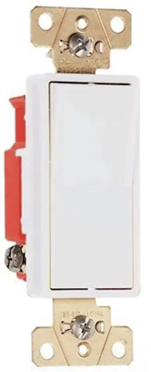 Pass & Seymour Decorator Switch 2621-W 15A White Pass & Seymour Decorator Switch 2621-W 15A White