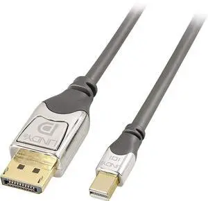 LINDY CROMO 36314 Mini DisplayPort to DisplayPort Cable 5m LINDY CROMO 36314 Mini DisplayPort to DisplayPort Cable 5m