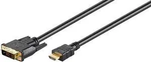 Microconnect HDMI to DVI-D Video Cable 2m Microconnect HDMI to DVI-D Video Cable 2m