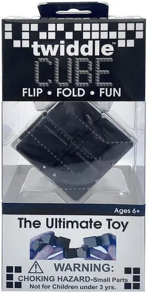 Zorbitz Twiddle Cube Black Fidget Toy Zorbitz Twiddle Cube Black Fidget Toy