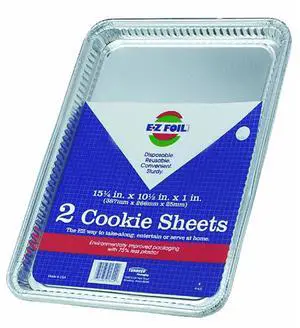 Hefty E-Z Foil Cookie Sheet 15 x 10.25 x 0.75 in Hefty E-Z Foil Cookie Sheet 15 x 10.25 x 0.75 in