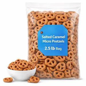 Salted Caramel Micro Pretzels 2.5 lb Bag Salted Caramel Micro Pretzels 2.5 lb Bag