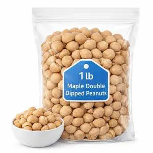 Maple Double Dipped Peanuts 1 lb Bag Maple Double Dipped Peanuts 1 lb Bag
