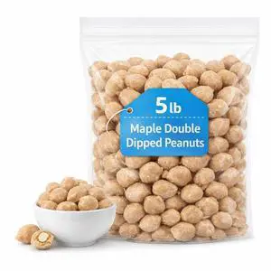 Maple Double Dipped Peanuts 5 lb Bulk Bag Maple Double Dipped Peanuts 5 lb Bulk Bag