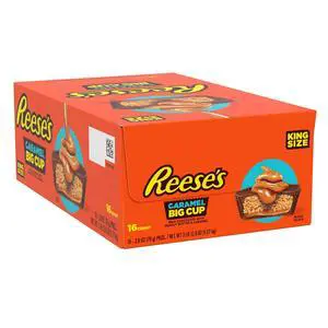 REESE'S Big Cup Caramel Milk Chocolate King Size 2.8 oz REESE'S Big Cup Caramel Milk Chocolate King Size 2.8 oz