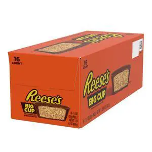 Reese's Big Cup Milk Chocolate 1.4 oz, 16-Pack Reese's Big Cup Milk Chocolate 1.4 oz, 16-Pack
