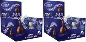 Lindt Lindor Dark Chocolate Truffles, 120 Count Lindt Lindor Dark Chocolate Truffles, 120 Count