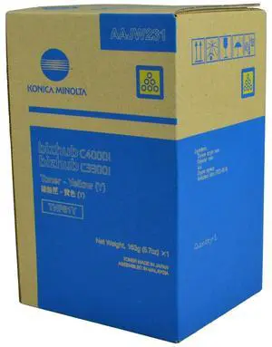 Konica Minolta TNP81Y Yellow Toner Cartridge AAJW231 Konica Minolta TNP81Y Yellow Toner Cartridge AAJW231