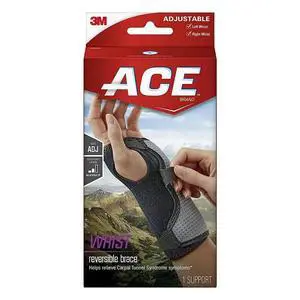 Ace Splint Wrist Brace Reversible One Size 3-Pack Ace Splint Wrist Brace Reversible One Size 3-Pack