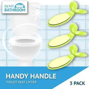 In My Bathroom - Handy Handle - Toilet Seat Lifter - 3 Pack