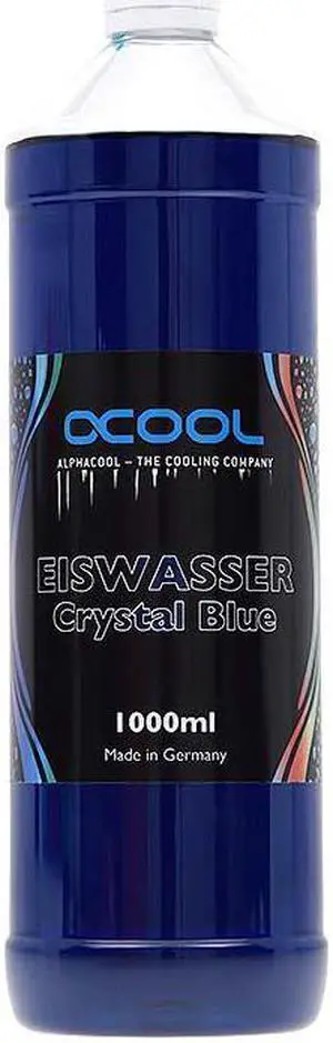Alphacool Eiswasser Crystal Blue premixed coolant 1000ml Alphacool Eiswasser Crystal Blue premixed coolant 1000ml