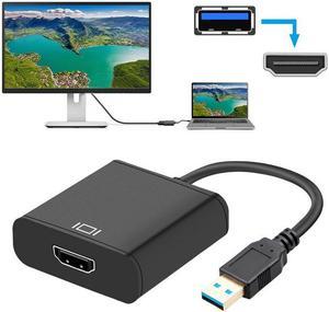 KINGZONE Drive free-USB 3.0 To HDMI Audio Video Adaptor Converter Cable For Windows 7/8/10 PC 1080P