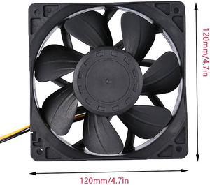 12CM 6000RPM High Speed Cooling Fan For PC 12V CPU Cooling Fan For S7 S9