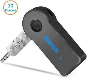 KINGZONE 10 packs Wireless Bluetooth Receiver 3.5mm AUX Audio Stereo Music Home Car Adapter Kit