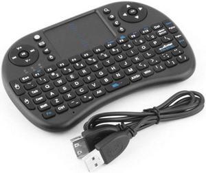 Mini i8 Rechargeable Wireless Keyboard 2.4G+Bluetooth Dual Mode with Touchpad Handheld Keyboard for PC Android TV