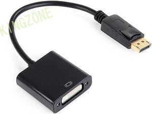 DP DisplayPort Display Port to DVI Converter Cable 25cm M/F Male to Female Video Adapter Converter