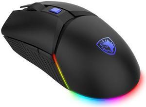 SADES Akimbo Wireless Gaming Mouse - Wireless 2.4G /USB-C /RGB Modes /1600 CPI
