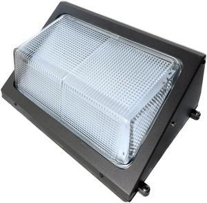 J&H LED 1050- Watt Equivalent Integrated LED Bronze Dimmable Outdoor Wall Pack Light, Selectable CCT 3000K/4000K/5000K