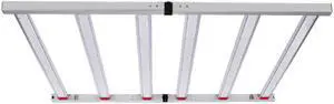 J&H LED 44 in. 2000-Watt Equivalent Gray LED Full Spectrum Indoor Plant Grow Light 3700K Warm White