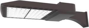 J&H LED 1200-Watt Equivalent Integrated LED Bronze Area Light and Flood Light with 18000 Lumens Outdoor Light