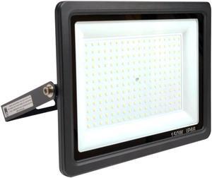 J&H LED 150W LED Outdoor Black Adjustable Security Flood Light