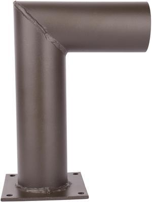 J&H LED 7 in. 90-Degree Arm Wall Mount Bracket for Outdoor Pole Lights, Industrial Supplies