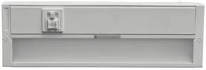 J&H LED 8 in. Hardwired White Integrated LED Dimmable Under Cabinet Light