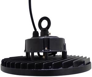 J&H LED 10 in. Black Integrated LED Dimmable High Bay Light at 15000 Lumens 3000K/4000K/5000K