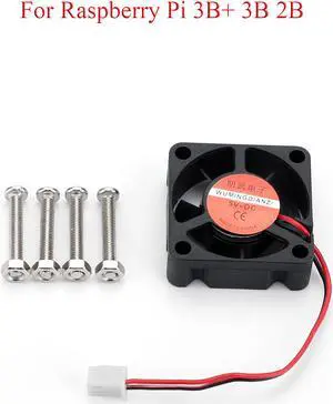 Raspberry Pi Cooling Fan DC 5V 0.2A 30*30mm Fan With Screws For Raspberry Pi 3B 4B + 3B 2B