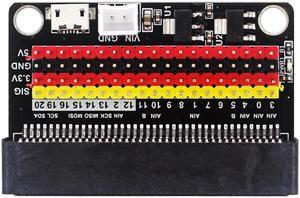 BBC micro:bit horizontal adapter board teaching demonstration programming experiment IO expansion board development board