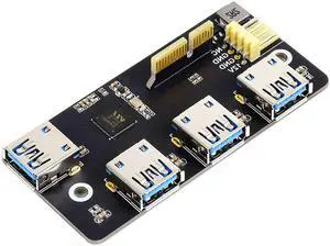 Raspberry Pi CM4 core board backplane expansion board PCI-E to usb3.2 Gen1 expansion card module free drive