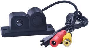 Waterproof 2 in 1 Car Backup Reverse Radar Detector Parking Rearview Camera Car rear View camera