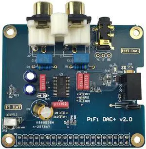 Raspberry Pi 3 B+ Analog Audio Board HIFI DAC Sound Card Module Expansion Board I2S Interface With Raspberry Pi 3 Model B+/3B