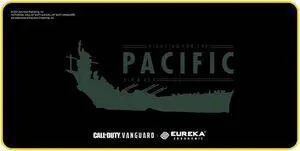 Call of Duty® x Eureka Ergonomic® Pacific Theater Mouse Pad XL with Stitched Edges, Non-Slip Base