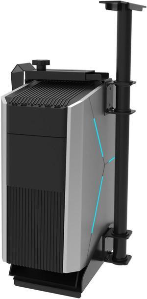 EUREKA ERGONOMIC CPU Holder Under Desk Mount, Computer Tower Holder 360° Swivel Height & Width Adjustable, Holds up to 44 lbs, Fits Most Computer Cases, Black
