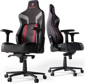EUREKA ERGONOMIC "Official Blast Competition Chair" Python II Gaming Chair, Ergonomic Chair with Built-in 4D Adjustable Lumbar Support Red