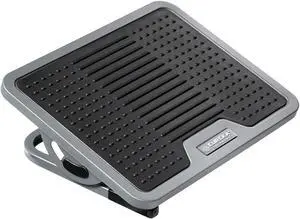 EUREKA ERGONOMIC Office Foot Rest Under Desk, Adjustable Footrest for Under Desk at Work with Massage Surface, Office Foot Rest Under Desk with 20 Degree Tilt No Locking, Metal Frame