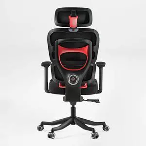 EUREKA ERGONOMIC Hybrid Ergonomic Gaming Chair - 3D Adjustable Armrests, Dynamic Lumbar Support & Headrest, High-Back Mesh Computer Desk Chair for Gaming Red EUREKA ERGONOMIC Hybrid Ergonomic Gaming Chair - 3D Adjustable Armrests, Dynamic Lumbar Support & Headrest, High-Back Mesh Computer Desk Chair for Gaming Red