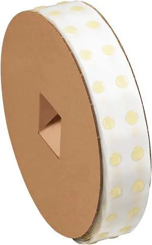 Glue Dot GD107R Dot Shot Medium Profile Super High Tack Glue Dot, 1/2 Diameter x 1/32 Thick Case of 600