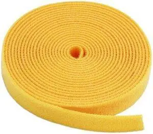 5 yard Fastening Tape with .75 inch Hook Yellow