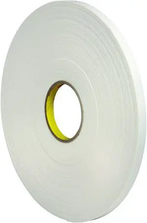 3M T95344621PK Double Sided Foam Tape, 1/2 x 72 yd