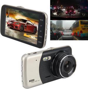 Car Dashcam, 4 inch HD Video Recording HD Display Car Recorder with Separate F2.0 Camera, 12MP 170 Degrees Rear