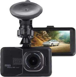 Car Dashcam, Car DVR Camera 3.0 inch LCD HD 720P 3.0MP Camera 170 Degree Wide Angle Viewing, Support Night