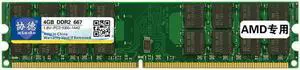 XIEDE X018 DDR2 667MHz 4GB General AMD Special Strip Memory RAM Module for Desktop PC