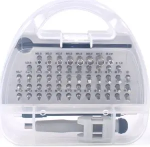 Weeks 58 in 1 Chrome Vanadium Steel Mobile Phone Repair And Disassembly Tool Screwdriver Set