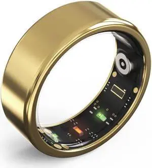 Nova Smart Ring Fitness Health Tracker Titanium Alloy Finger Ring for Men Blood Oxygen Monitoring Heart Rate Sleep