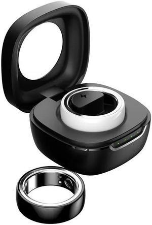 VWAR 02A Smart Ring Activity Tracker with Heart Rate Sleep Monitor Blood Oxygen Blood Pressure, APP Compatible with Android/iOS